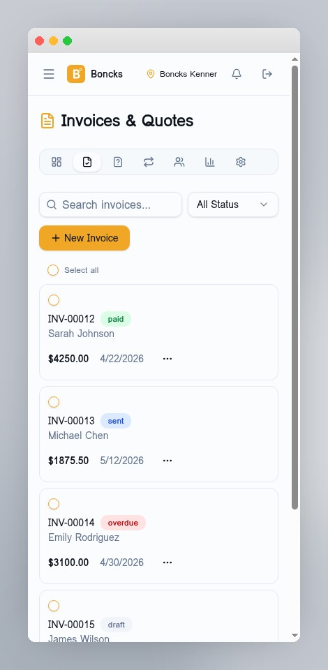 Professional Invoices